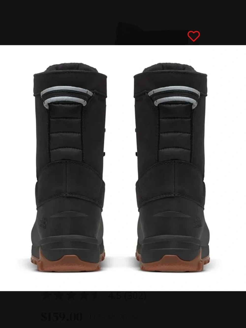 EUC TNF Yukiona Mid Boot